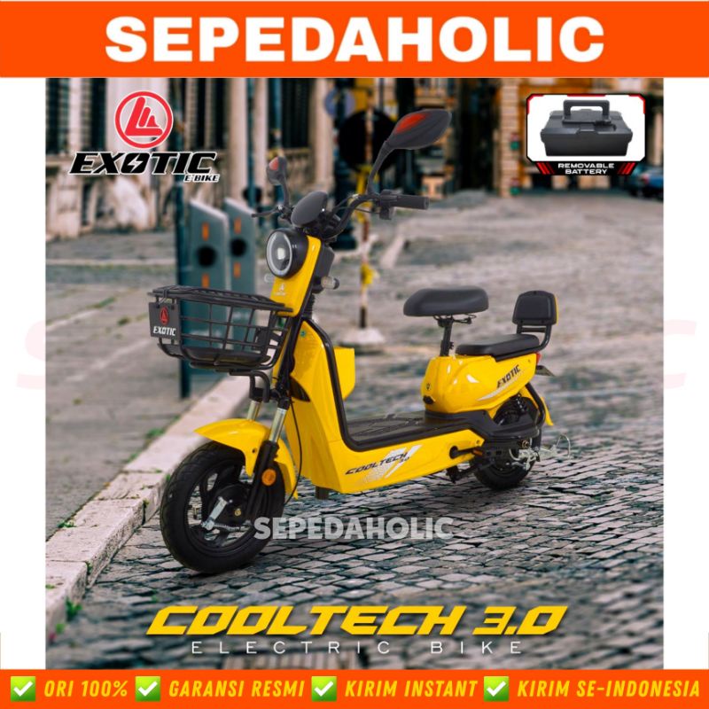 Jual Sepeda Motor Listrik EXOTIC COOLTECH 3 0 Electric E Bike 500 Watt