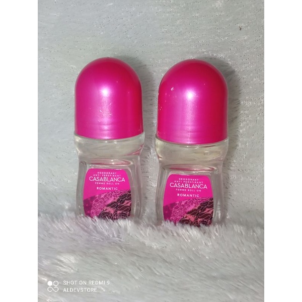 Jual Casablanca Deodorant Roll On Pink 50ml Shopee Indonesia