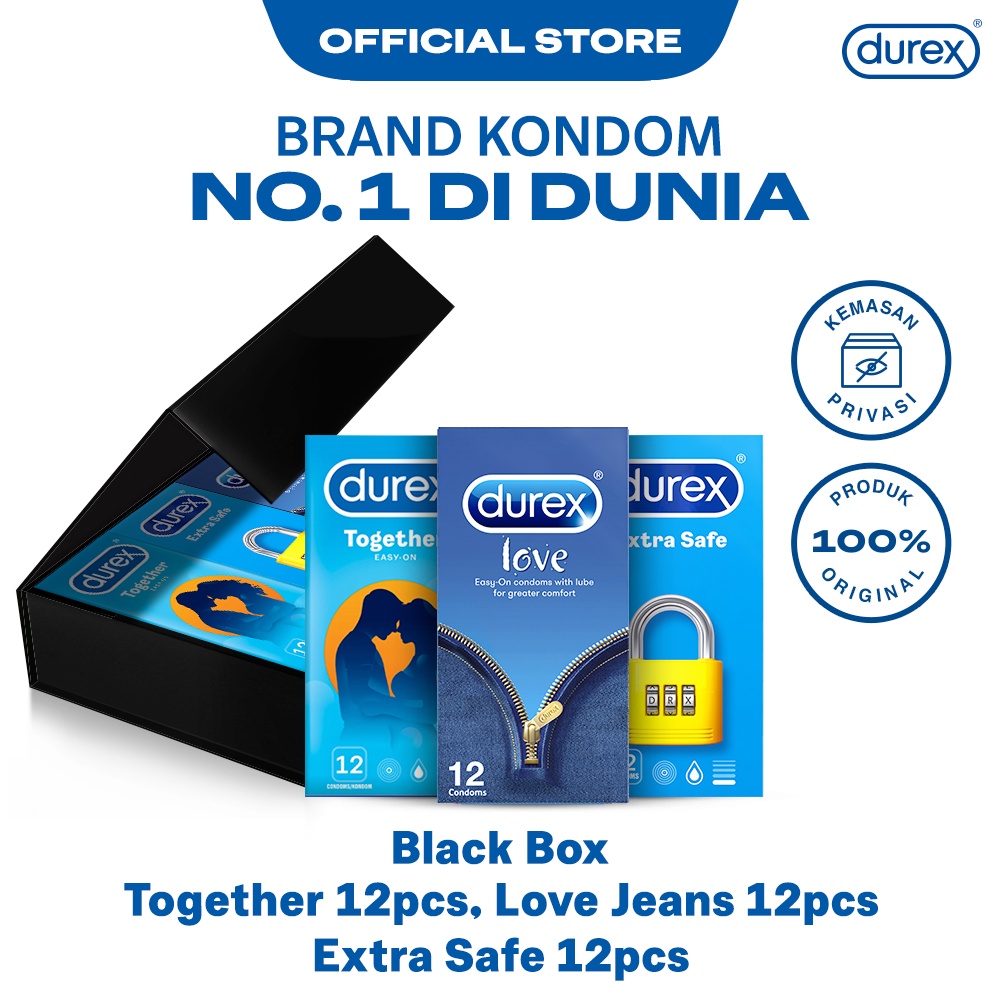 Jual Durex Love Jeans S Extra Safe S Together S Kondom Aman