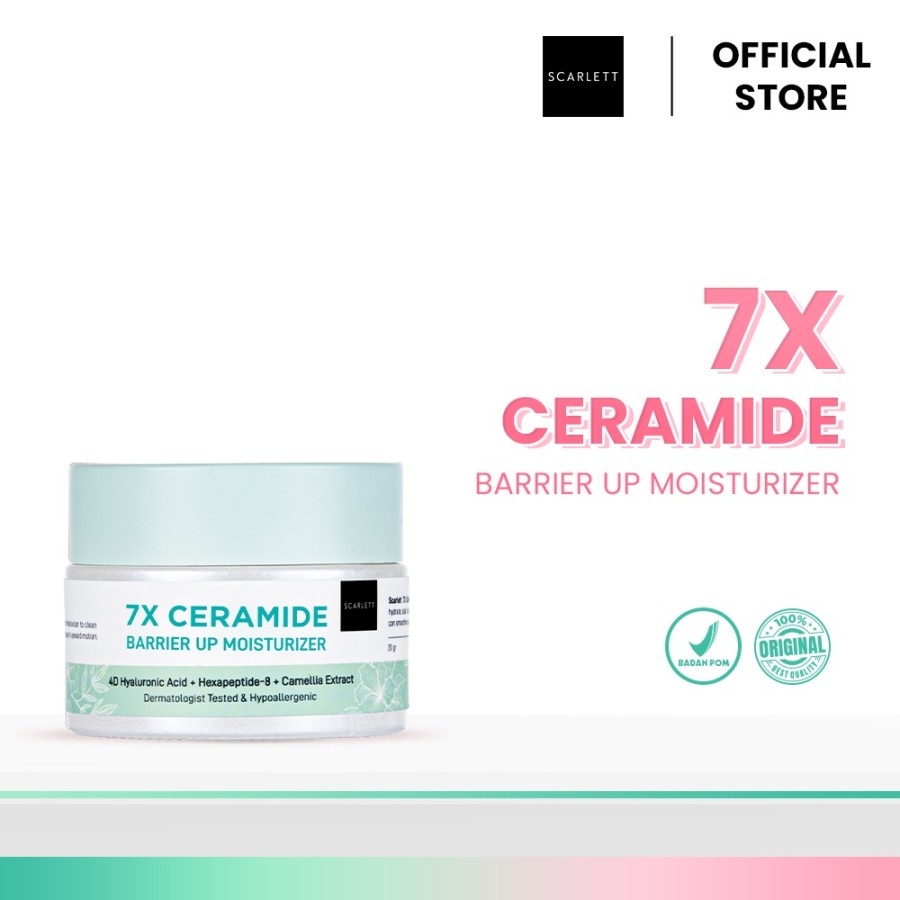 Jual SCARLETT WHITENING 7x CERAMIDE BARRIER UP MOISTURIZER BARIER