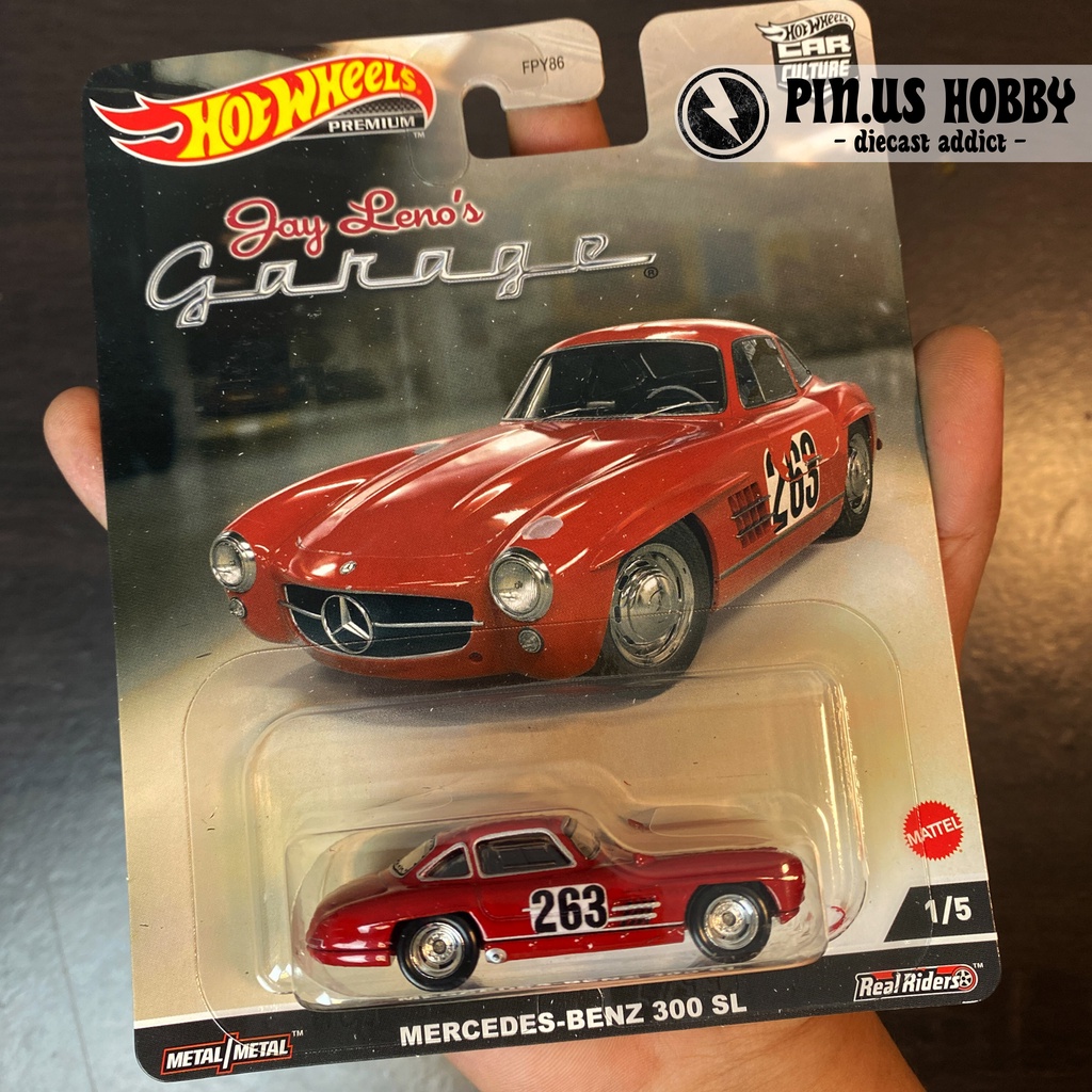 Jual HOTWHEELS PREMIUM MERCEDES BENZ 300 SL JAY LENO S GARAGE