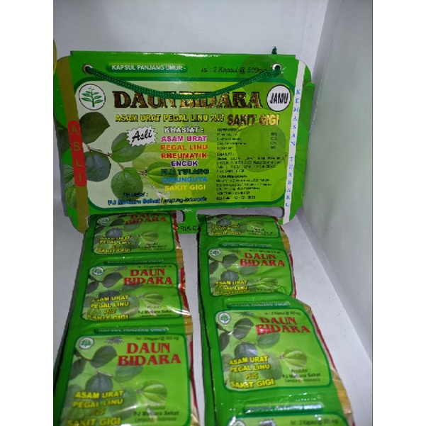 Jual Daun Bidara Kapsul Isi Sachet Kapsul Shopee Indonesia