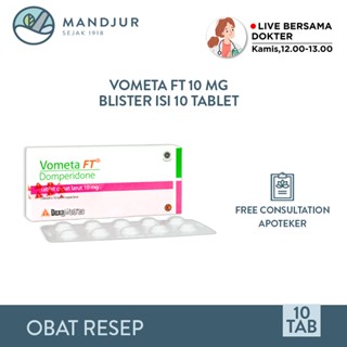 Jual Vometa FT 10 Mg Strip 10 Tablet Shopee Indonesia