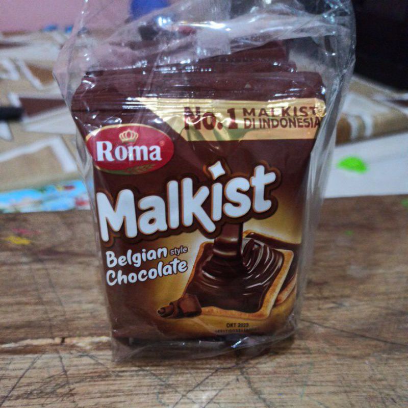 Jual Roma Malkist Renceng Isi Belgian Style Chocolate Shopee Indonesia