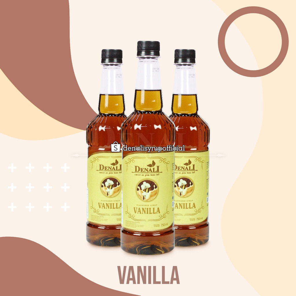 Jual Denali Syrup Vanila Flavour 750ml Sirup Denali Rasa Vanilla 750