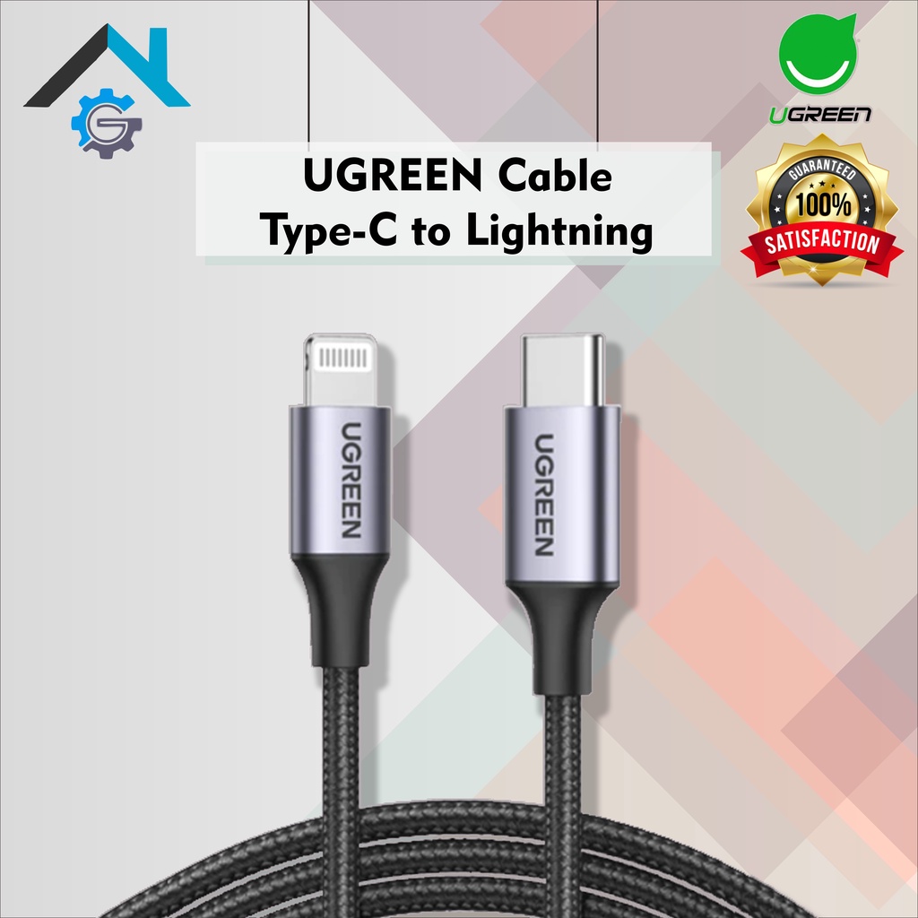 Jual Ugreen Kabel Charger Iphone Type C To Lightning Fast Charging Pd