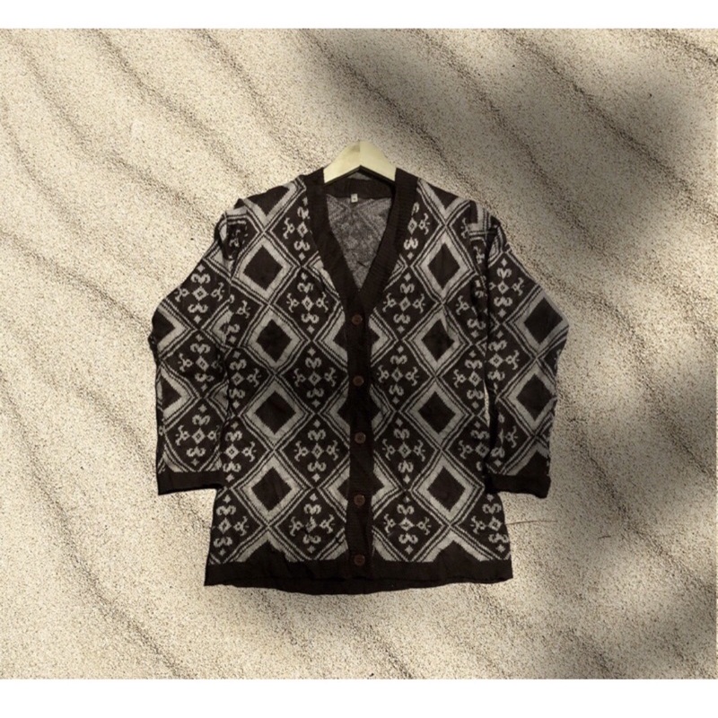 Jual Cardigan Motif Ketupat No Minus Shopee Indonesia