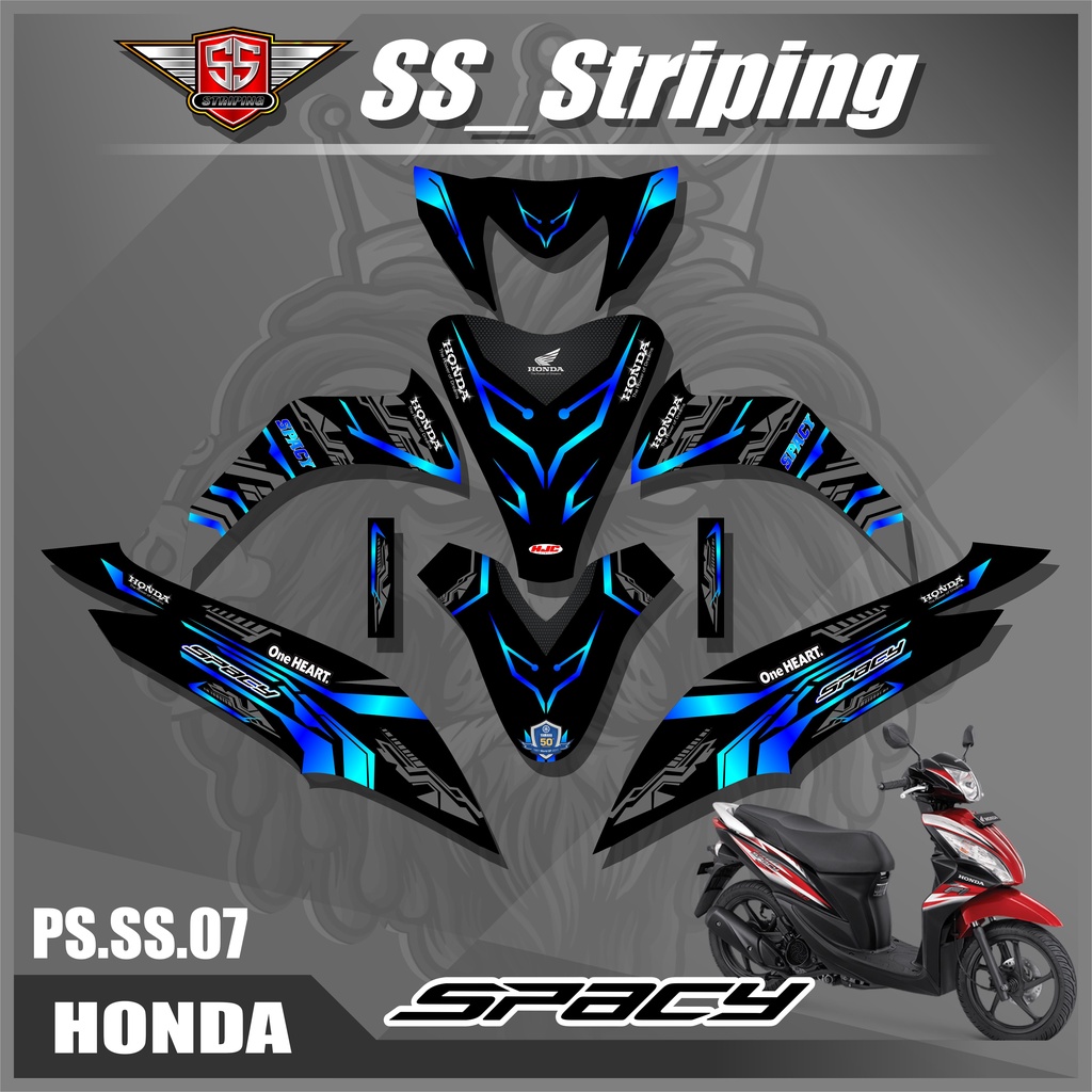 Jual Decal Sticker Full Body Honda Spacy Sticker Full Body Honda