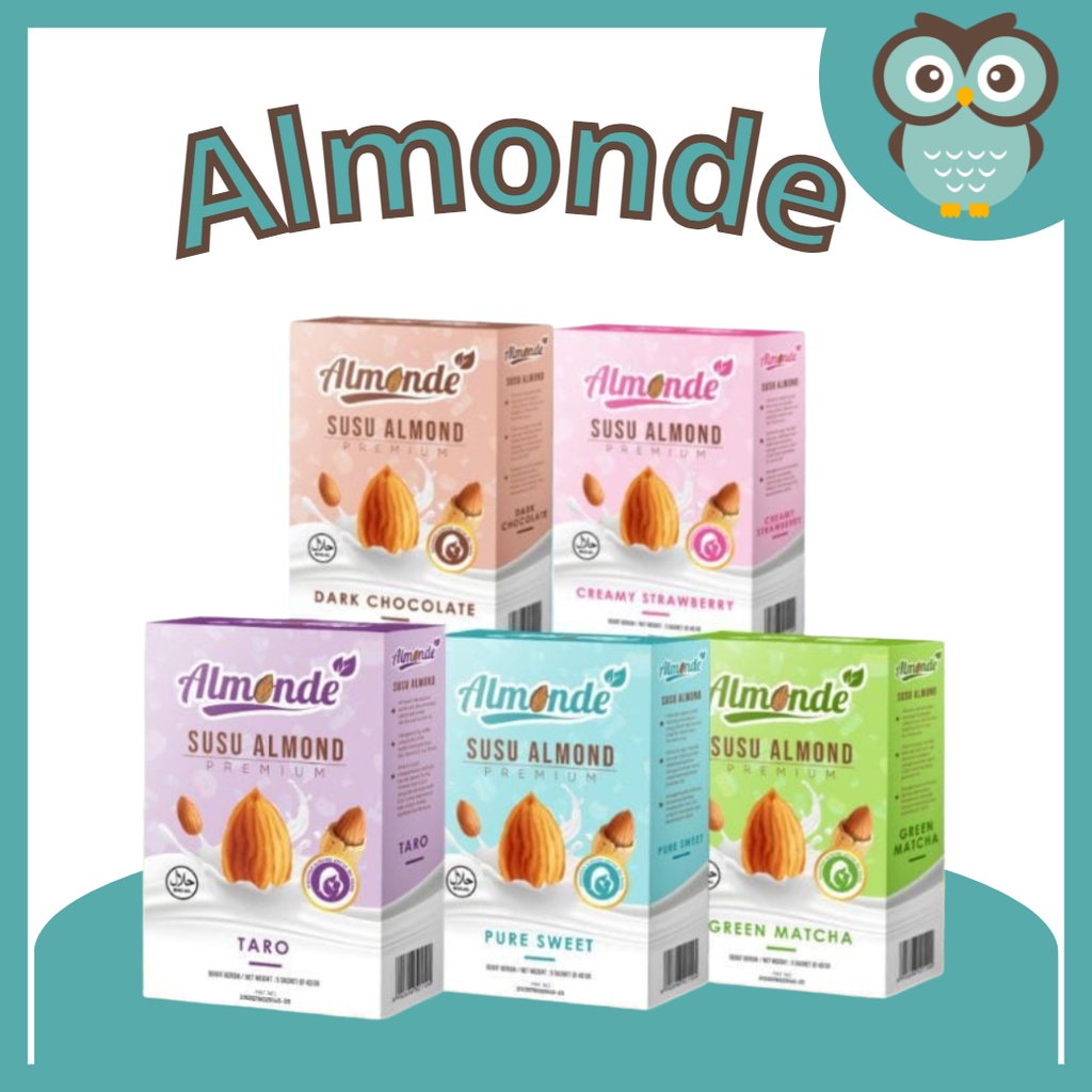 Jual ALMONDE Susu Almond Milk Untuk Program Hamil Hingga Usia