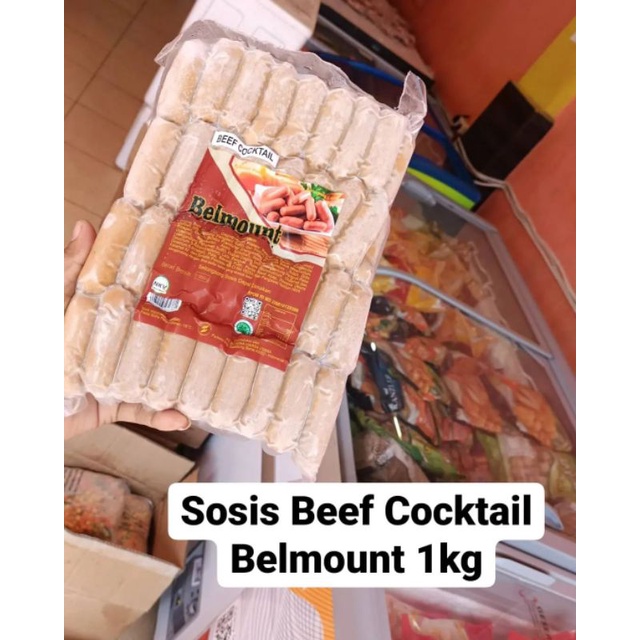 Jual Sosis Sapi Beef Cocktail 1kg Bellmount Shopee Indonesia