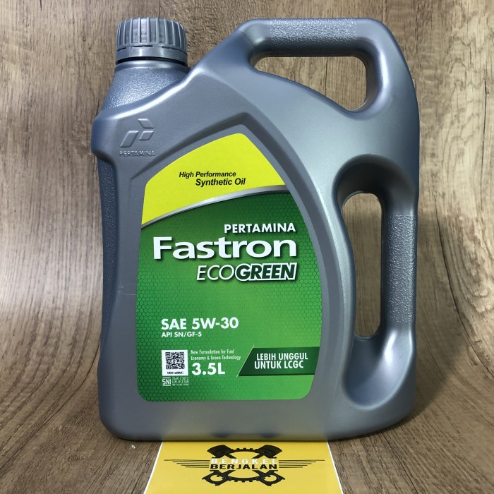 Jual Oli Mesin Fastron Eco Green 5W 30 3 5 Liter Mobil LCGC Pertamina