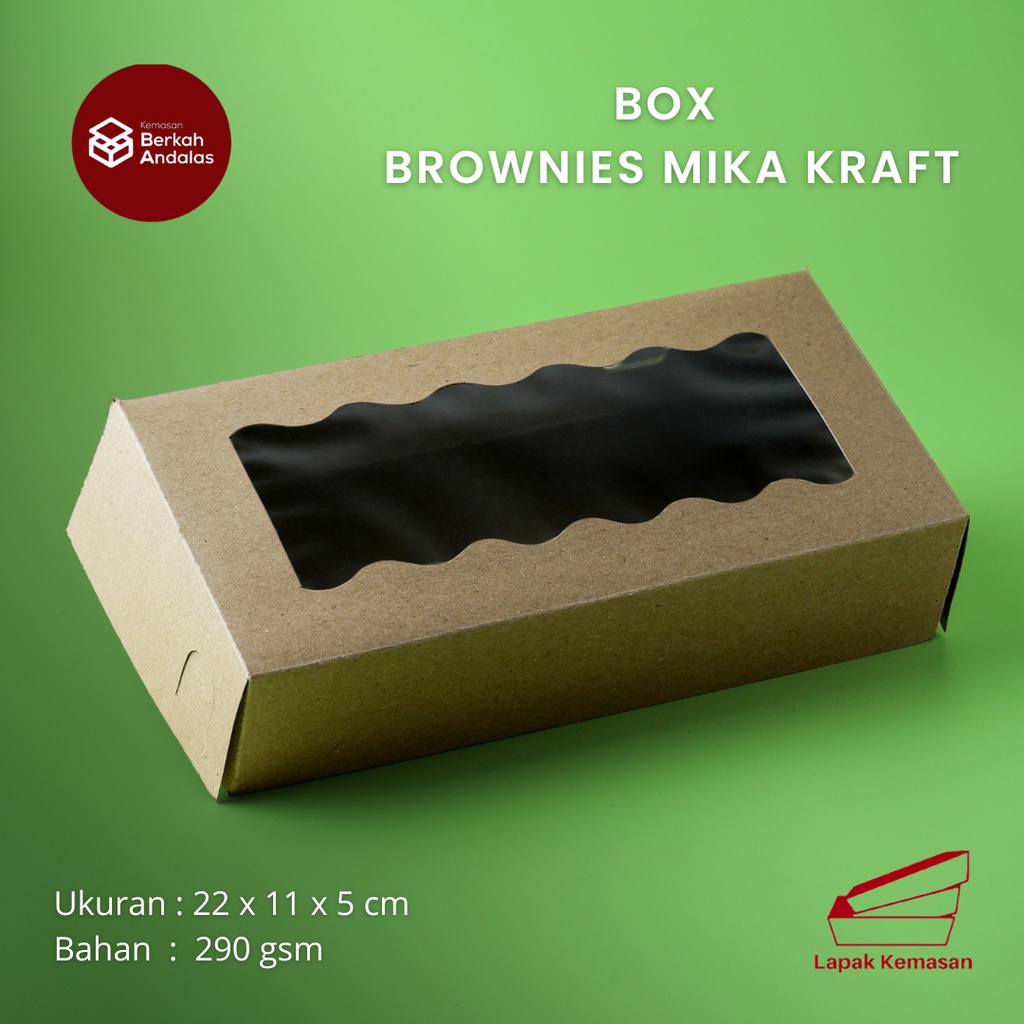 Jual Box Brownies Mika Kraft X X Cm Kotak Kue Kotak Brownies