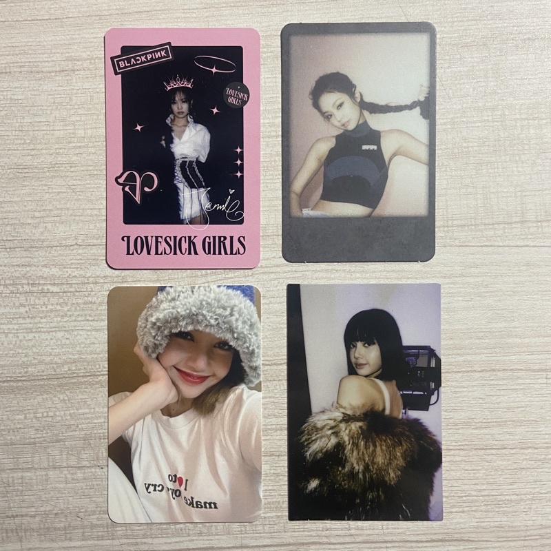 Jual Blackpink Jennie Lisa Benefit Album Official PC Photocard POB