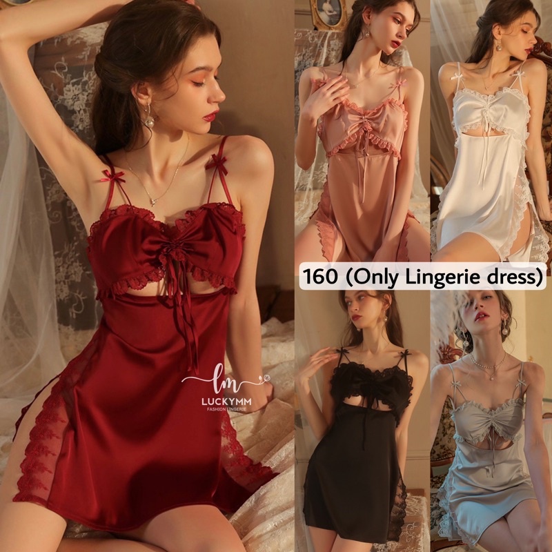 Jual Lingerie Sexy Premium Satin Baju Tidur Sexy Lingerie Wanita Sexy