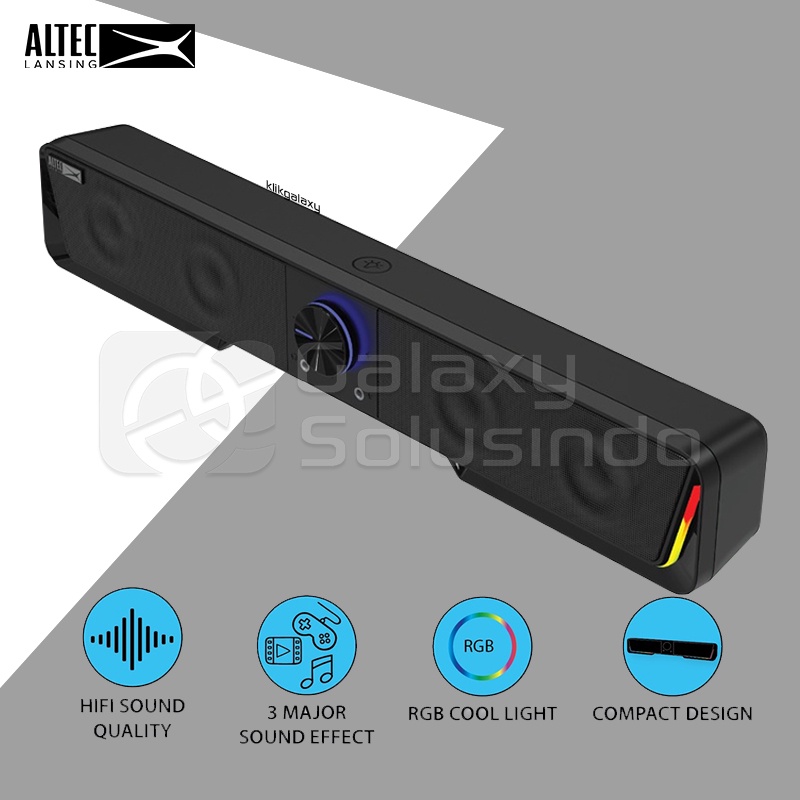 Jual Altec Lansing Algs Soundbar Rgb Speaker Shopee Indonesia