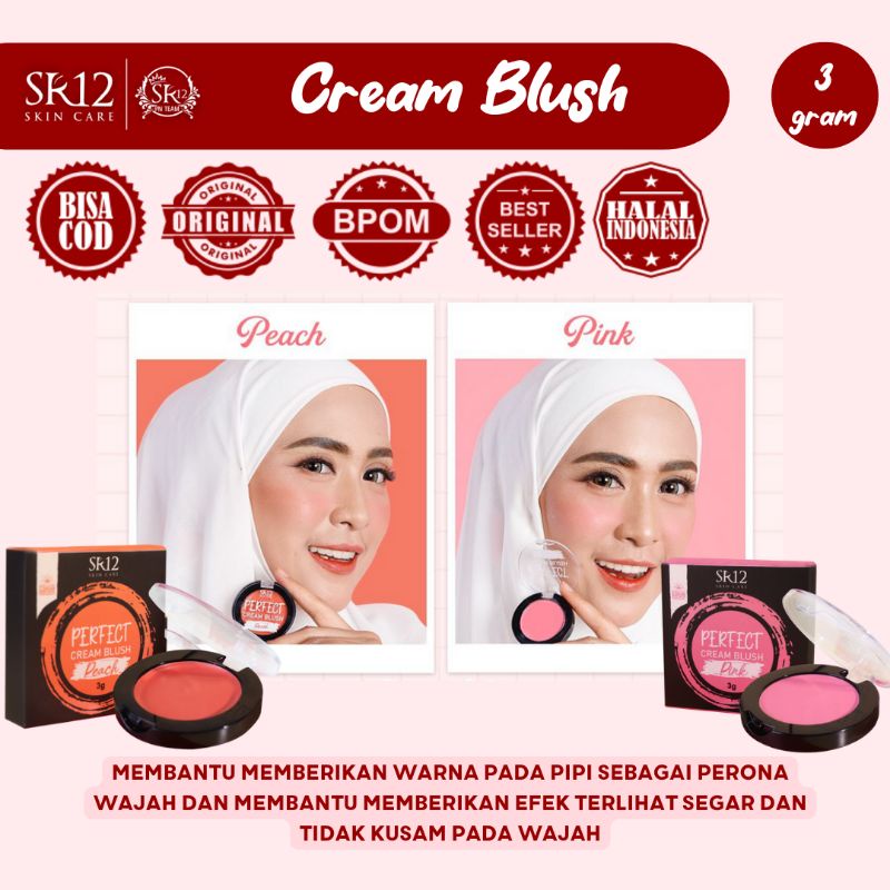 Jual Perfect Cream Blush Sr Terlaris Blush Viral Blush Artis