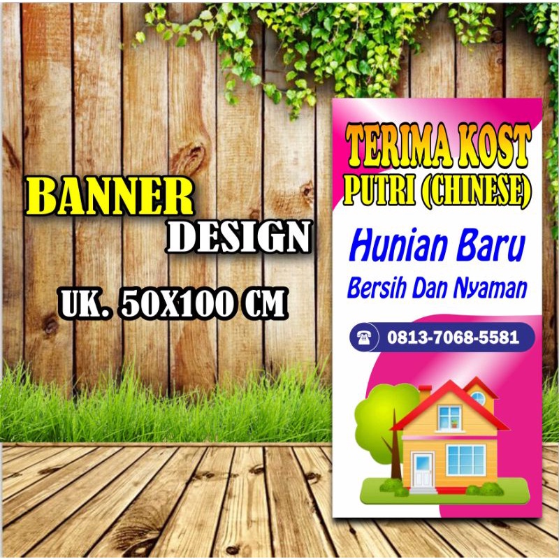 Jual Spanduk Banner Kontrakan Kos Wanita Bagus Murah Shopee Indonesia