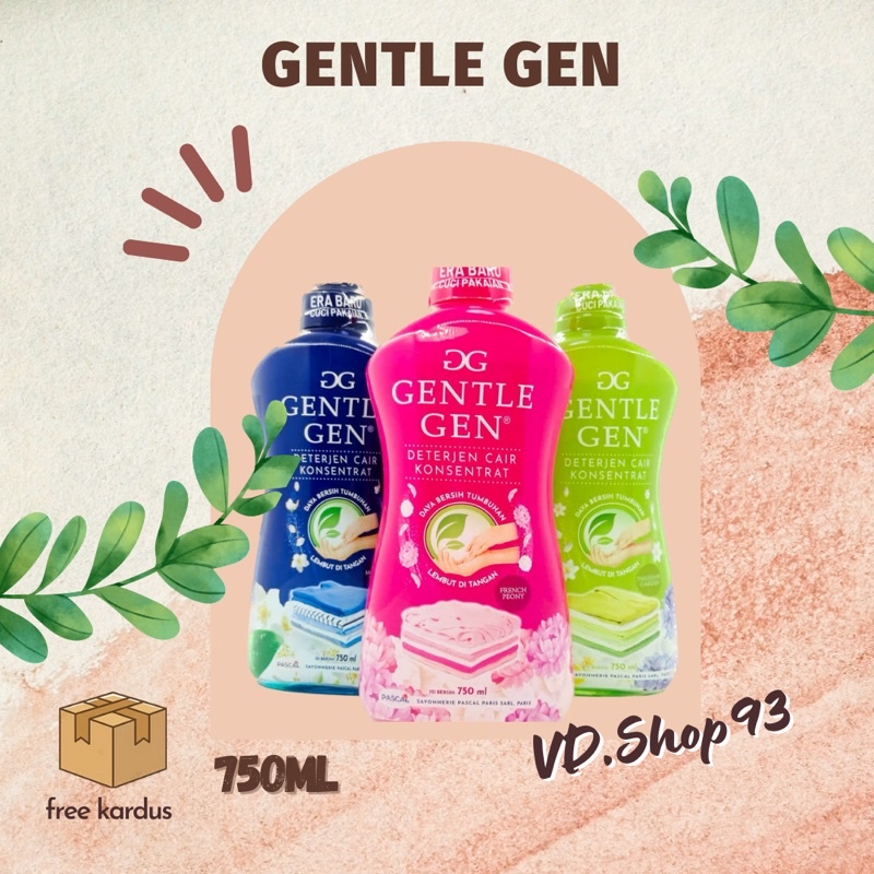 Jual Gentle Gen Deterjen Cair Ml Ml Shopee Indonesia