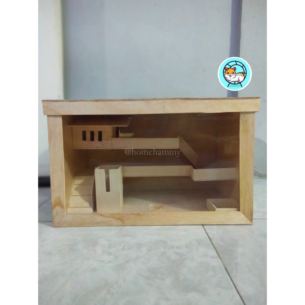 Jual KANDANG HAMSTER AKRILIK TINGKAT DUA Shopee Indonesia