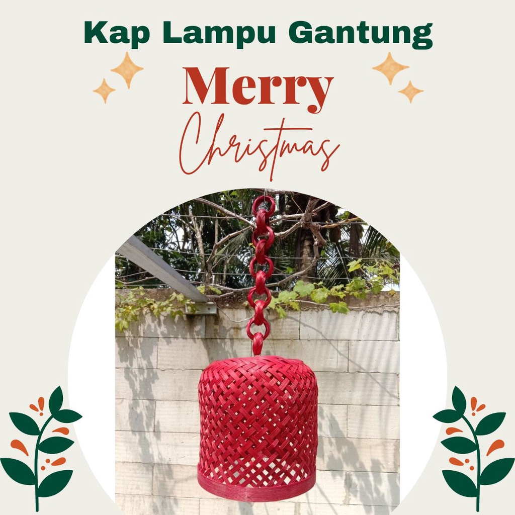 Jual Lampion Gantung Bambu Unik Kap Lampu Dekorasi Shopee Indonesia