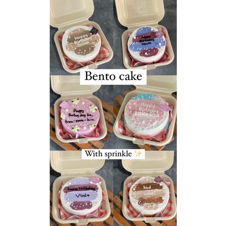 Jual Bento Cake Korean Mini Cake Cm Bisa Dadakan Last Order