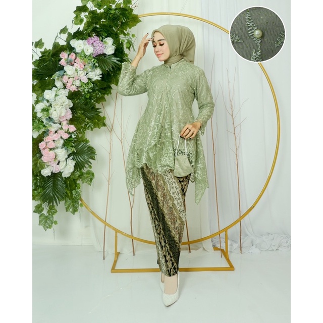 Jual Realpict Ai Kebaya Busui Mauri Kebaya Tunik Modern Kebaya