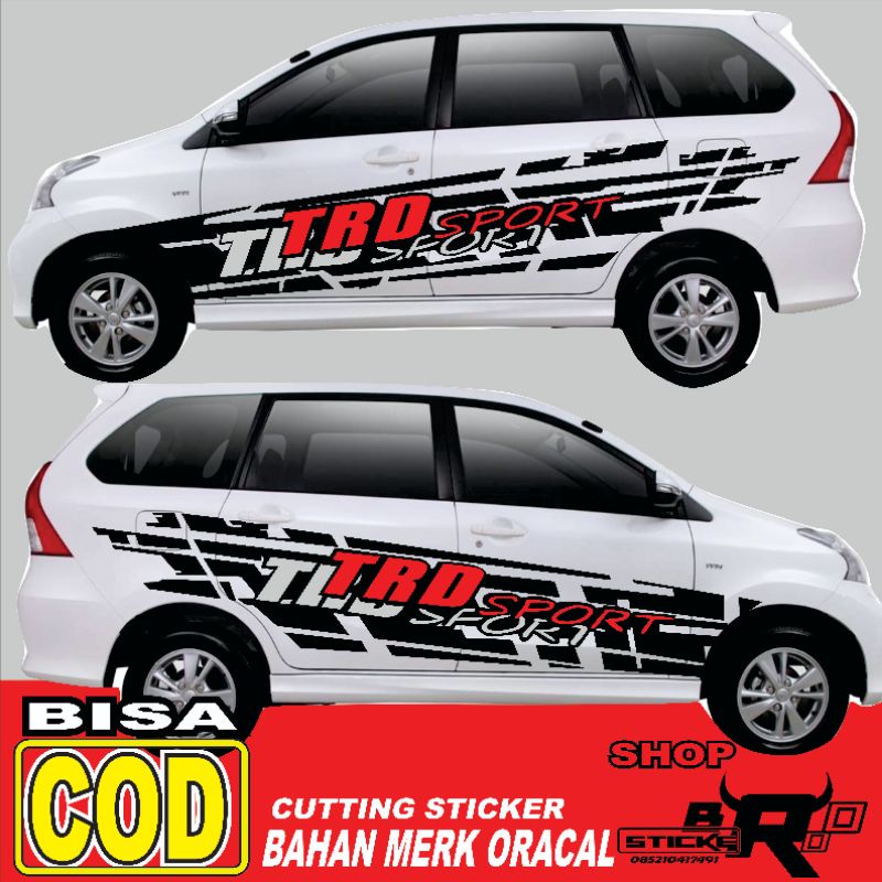 Jual Stripping Avanza Cutting Sticker Mobil List Bodi Mobil Trd