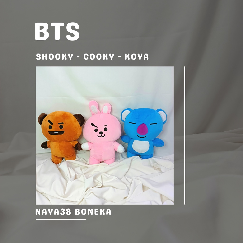 Jual Boneka BT21 BTS Unofficial Full Body Tinggi 40cm Shopee Indonesia