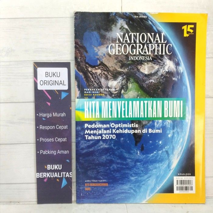 Jual Majalah National Geographic Indonesia 04 2020 Kita Menyelamatkan