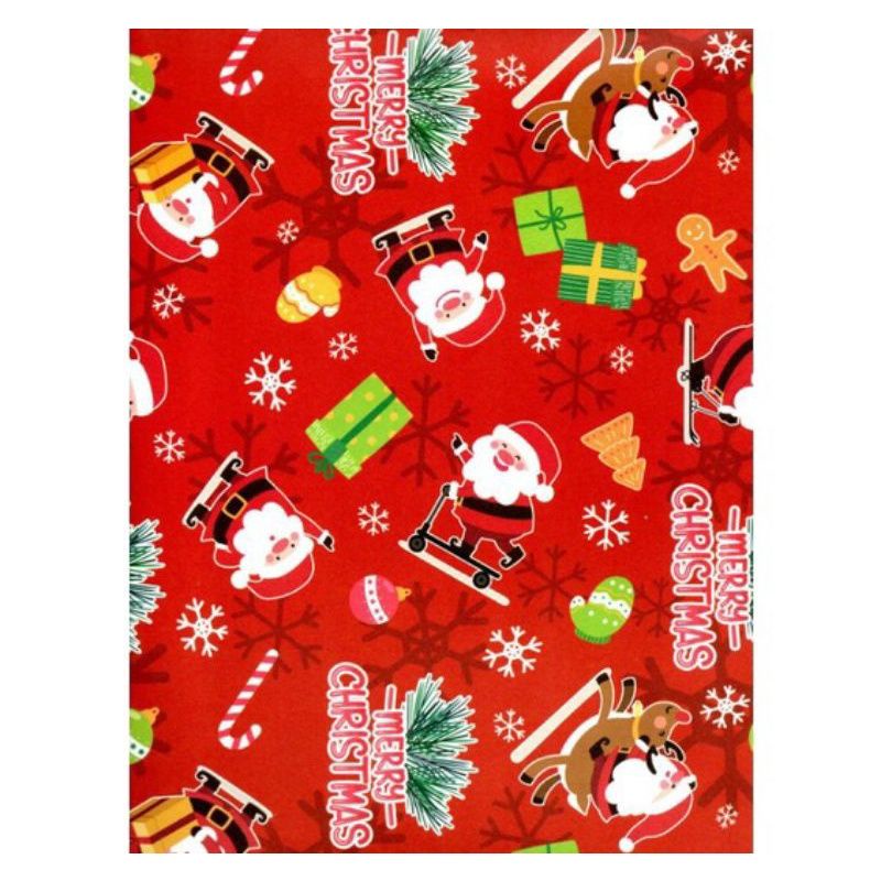 Jual KERTAS KADO SANSAN WAWA DOFF ISI 1 LEMBAR NATAL MERRY CHRISTMAS