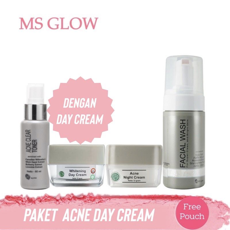 Jual PROMO MS GLOW PAKET WAJAH BPOM Skin Care Ms Glow Paket