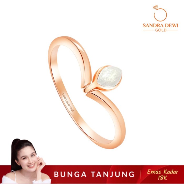 Jual Cincin Peafowl Sandra Dewi Emas K Bunga Tanjung Shopee