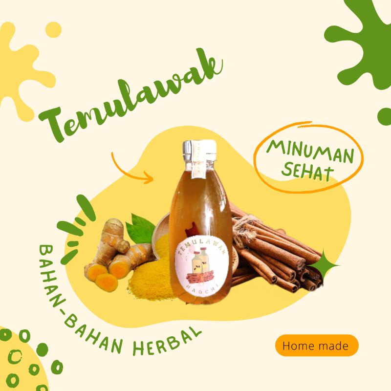 Jual MINUMAN TEMULAWAK BY HAOCHI 1000 ML Shopee Indonesia