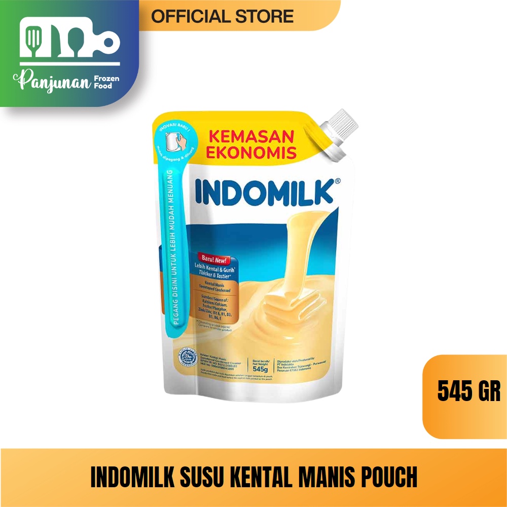 Jual INDOMILK SUSU KENTAL MANIS POUCH FULL CREAM 545 GRAM Shopee