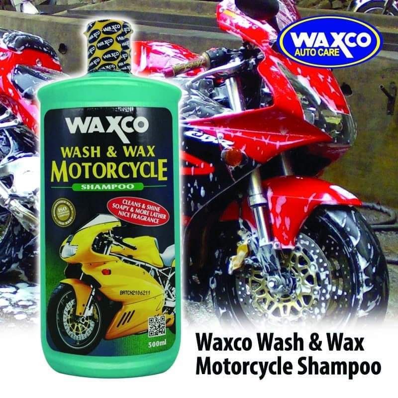 Jual Waxco Wash Wax Motorcycle Shampoo 500 Ml Sampo Cuci Motor Mobil