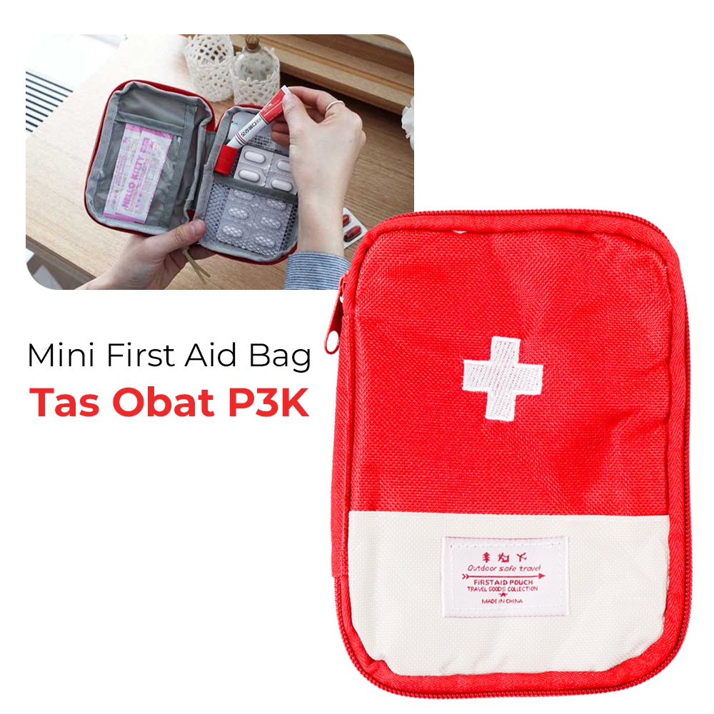 Jual Mini First Aid Bag Tas Obat P K Tas Mini P K Tas Obat Simple