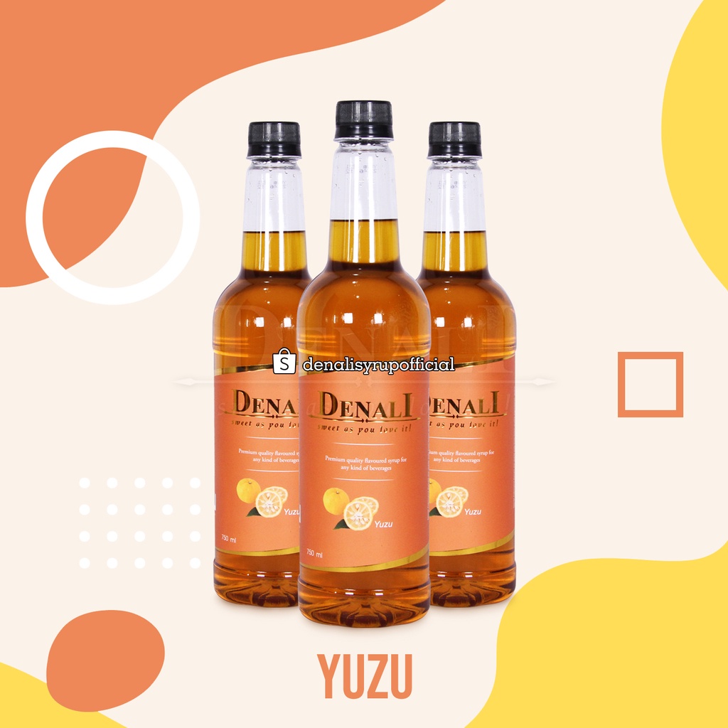 Jual Denali Syrup Yuzu Flavour Ml Sirup Denali Rasa Yuzu Ml