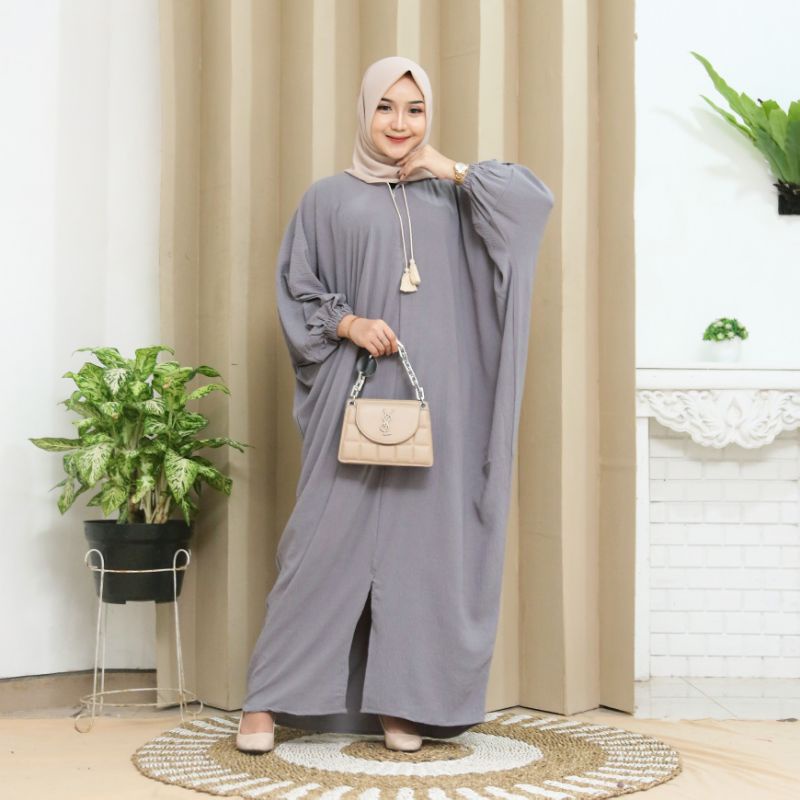 Jual Kaftan Crinkle Airflow Premium Nagita Kaftan Jumbo Shopee Indonesia