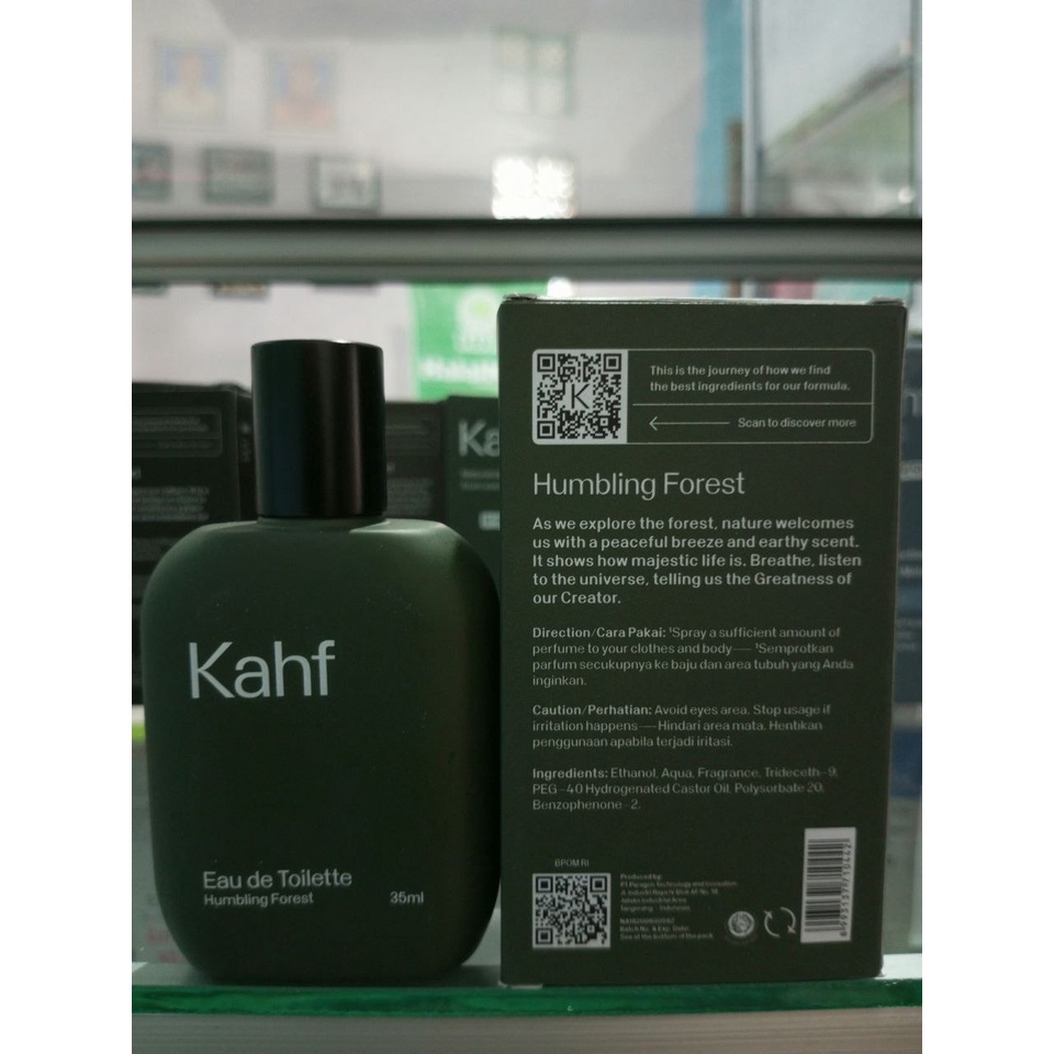 Jual Kahf Humbling Forest Eau De Toilette 35 Ml Shopee Indonesia