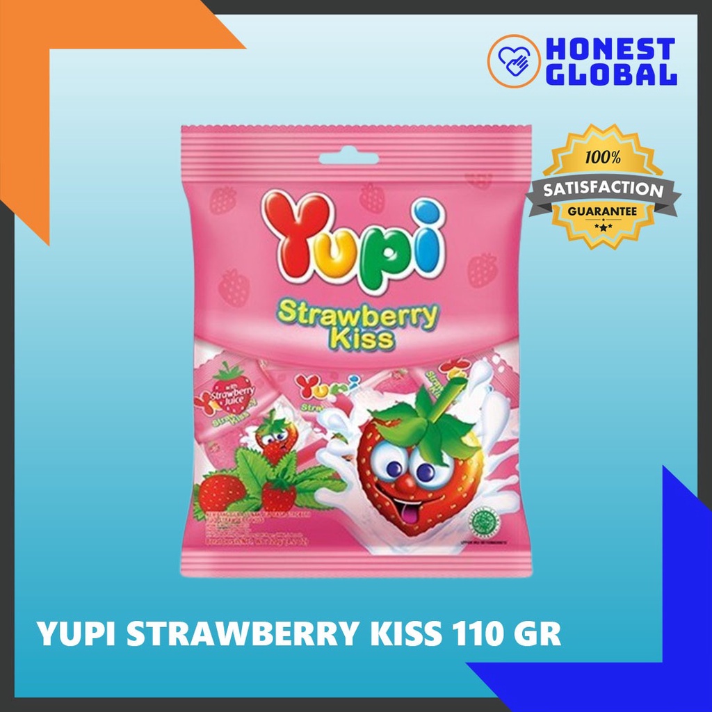 Jual Permen Yupi Strawberry Kiss Gr Shopee Indonesia