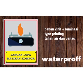 Jual Stiker Jangan Lupa Matikan Kompor Shopee Indonesia