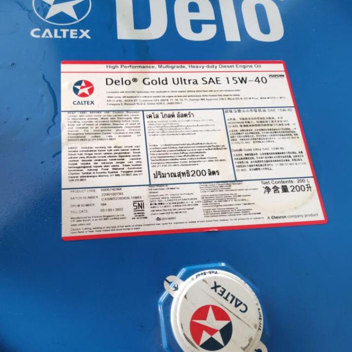 Jual Terlaku Caltex Delo Gold Ultra W Api Ci Sl Liter