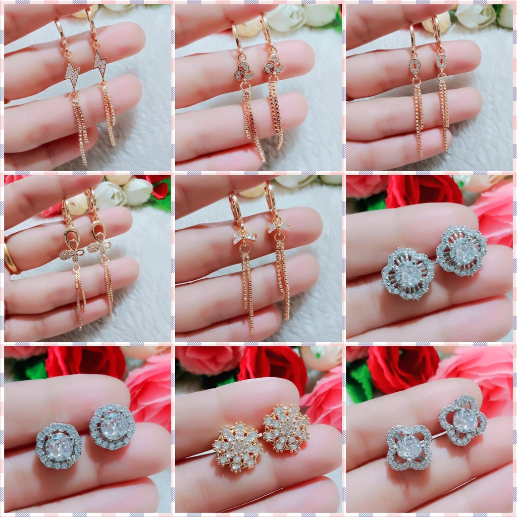 Jual Anting Daun Mata Emas Shopee Indonesia