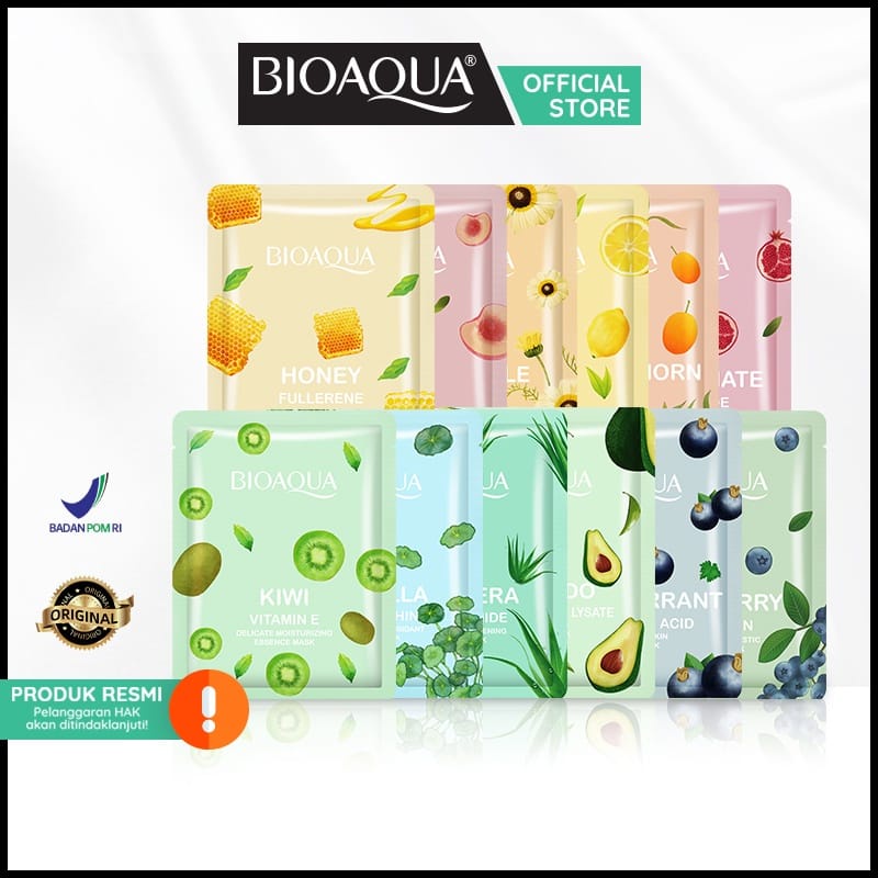 Jual Bioaqua Sheet Mask Hydrating Essence Face Mask Brightening