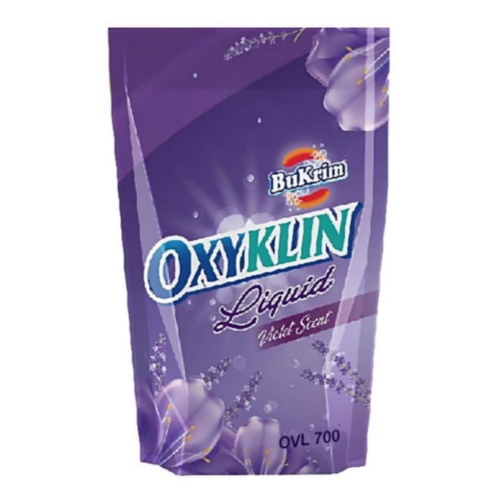 Jual BuKrim Oxyklin Liquid Deterjen Violet Scent 700 Ml Shopee Indonesia