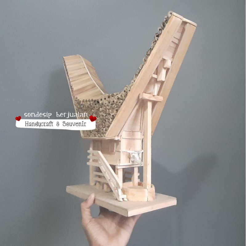 Jual Miniatur Rumah Adat Tongkonan Toraja Shopee Indonesia