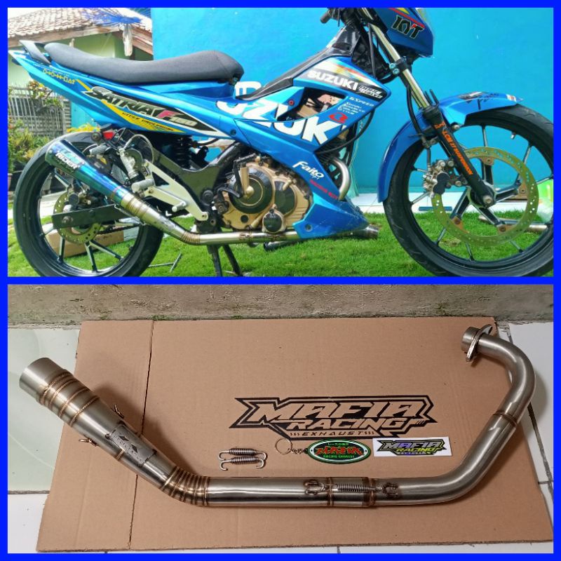 Jual Leher Knalpot Racing Original Merk Resistance Pnp Satria Fu Karbu