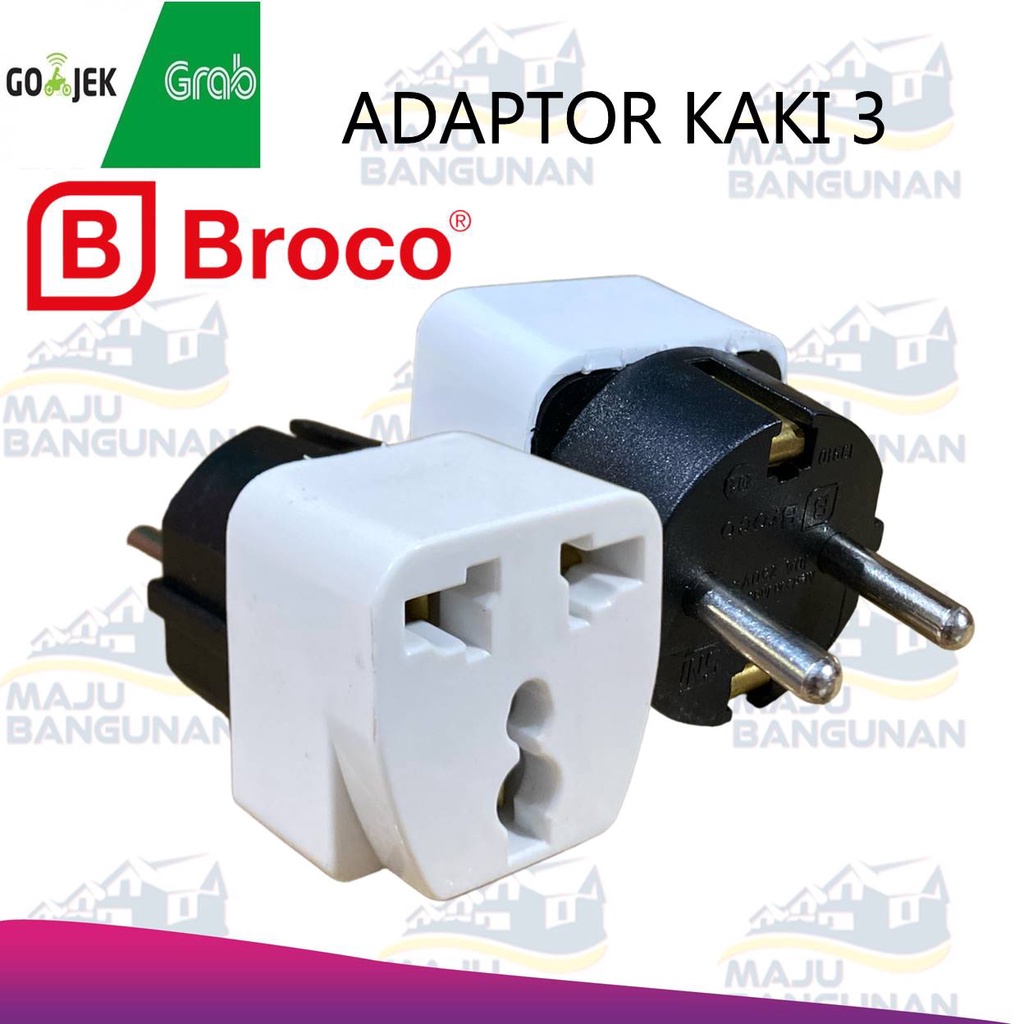 Jual Over Steker Broco Colokan Sambungan Adaptor Kaki 3 Universal