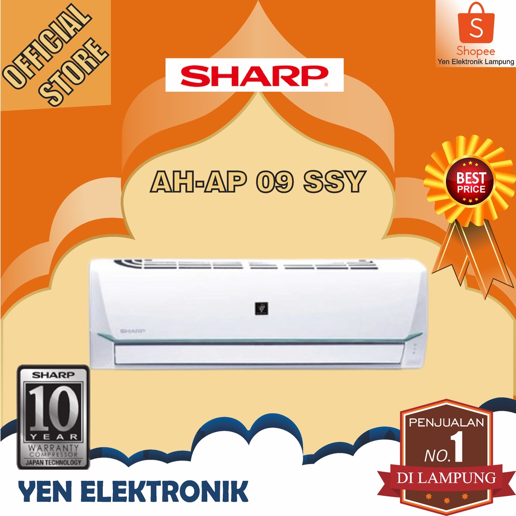 Jual Ac Sharp Ah Ap Ssy Pk R Plasma Cluster Garansi Resmi Sharp