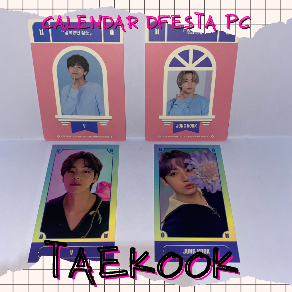 Jual Dfesta Calendar Bts Phorocard Pc Official Ready Stock Bts